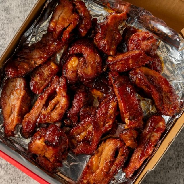 Smoked Rib Tips.